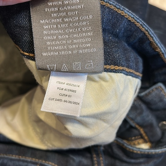 Torrid Perfect Wide-Leg Vintage Stretch Denim Cuffed Dark Blue Trouser Jeans 20S - Picture 10 of 11